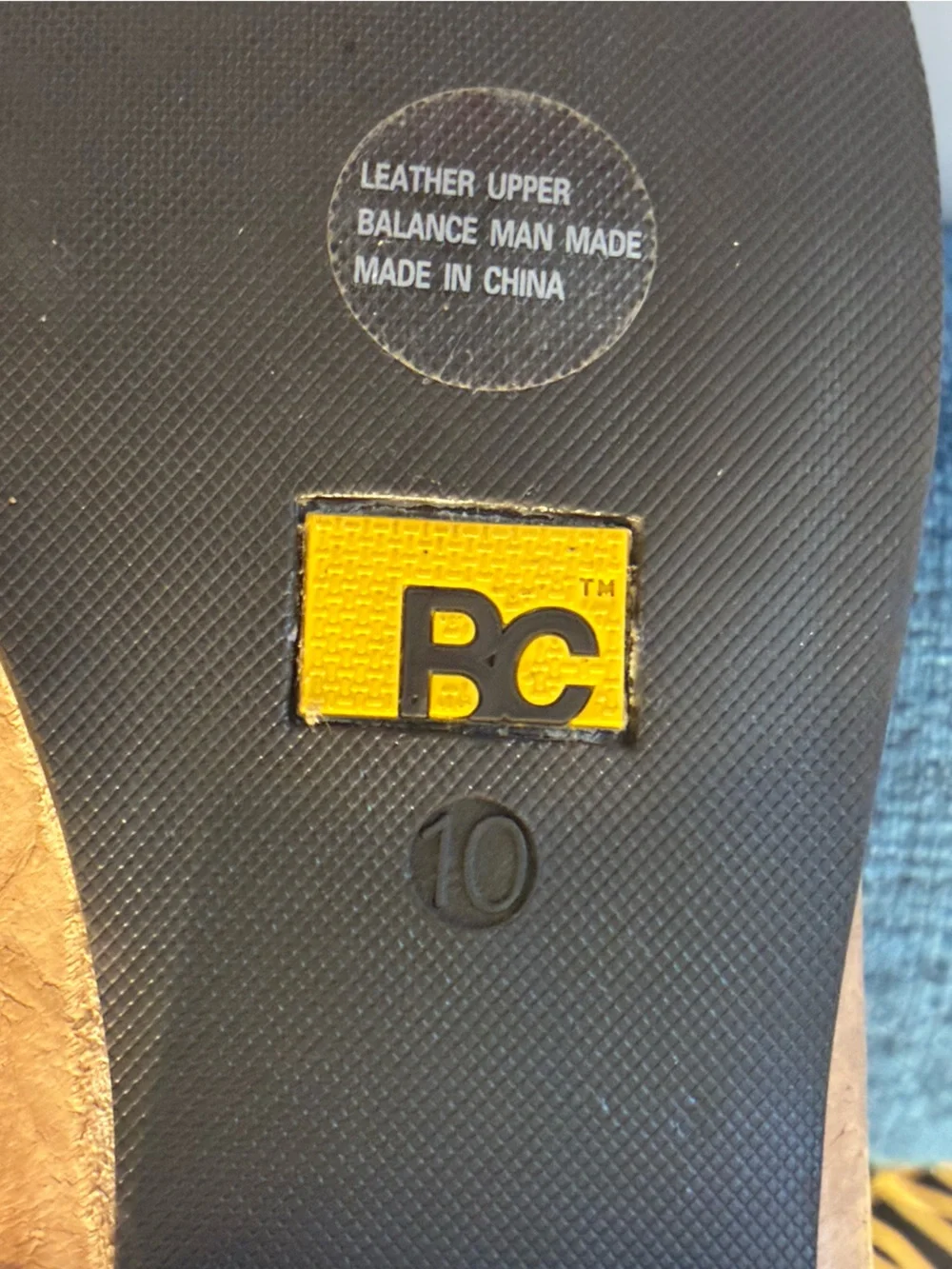 BC GENUINE LEATHER Perforated boots SZ 10